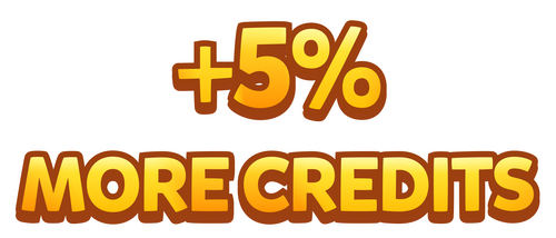 Five percent more credits